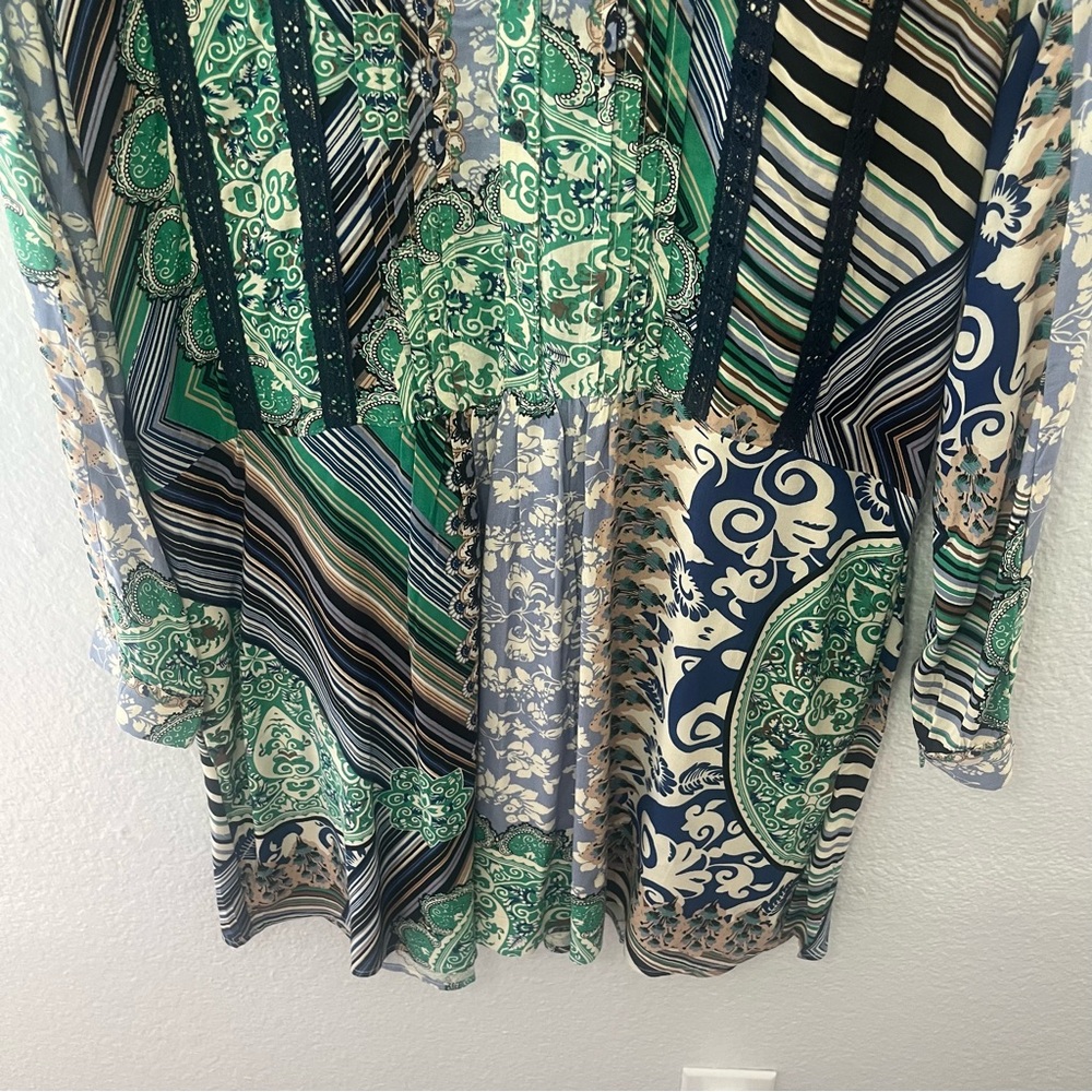 Anthropologie Tiny Caviana Shirt Dress Size Medium - Picture 5 of 14
